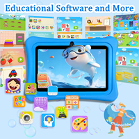 Tablette éducative YPORANGE 7 pouces MTK Quad Core Android 12 pour enfants avec 2 Go de RAM, 32 Go de ROM, résolution 1024x600, caméra 0,3 MP + 2 MP