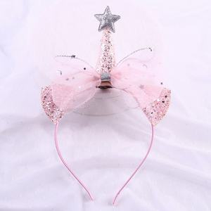 Diadema de Princesa Súper Hada con Corona y Varita Mágica para Niñas - Diseño de Gasa, Talla Única para Fiestas y Uso Diario - Product Image 5