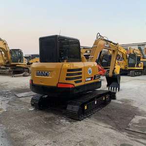 Mini excavatrice d'occasion moteur Kubota de 6 tonnes Petite ensacheuse pour l'agriculture Excavateur hydraulique sur chenilles d'occasion Offre Spéciale - Product Image 4