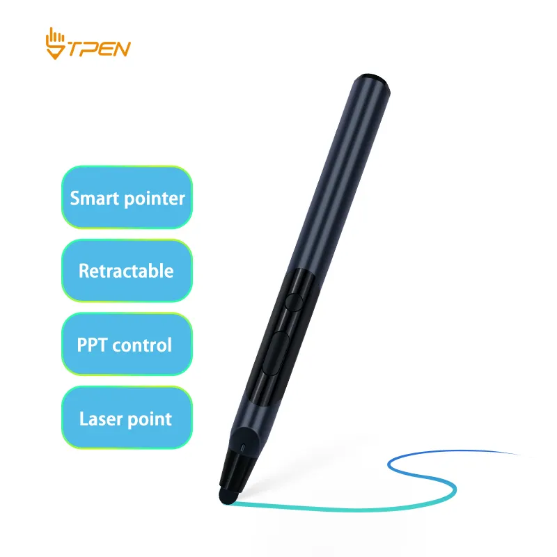 Ý tưởng mới công cụ giáo dục từ xa thông minh Presenter có thể thu vào Stylus Pen PPT điều khiển biểu tượng tùy chỉnh cho tương tác hiển thị FCC/CE