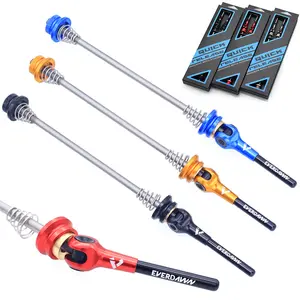 Moyeux <span class=keywords><strong>avant</strong></span> et arrière de <span class=keywords><strong>vtt</strong></span> en alliage de titane, 2 pièces, moyeu d'ouverture à dégagement rapide, essieu transversale - Product Image 1