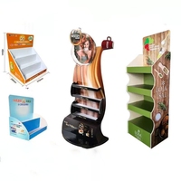 Maßgefertigtes Supermarkt-Verkaufsdisplay Pop-up Karton-Bodendisplay Karton-Produktpräsentationsständer