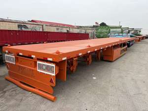 Semirremolque de Plataforma Plana de 20/40 Pies para Contenedores, para el Mercado del Sudeste Asiático, Material de Acero Duradero - Product Image 3