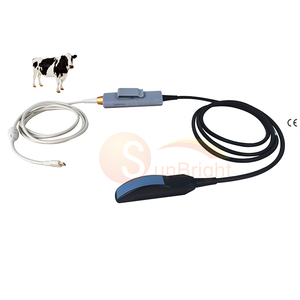 Sonde convexe rectale filaire de cheval de bétail d'USB des prix bon marché pour l'échographie linéaire rectale animale/vétérinaire - Product Image 1