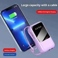 Cadeau promotionnel : Power Bank personnalisable avec logo, chargeur portable 20000 mAh avec câble, vente en gros pour événements d'entreprise et cadeaux d'affaires