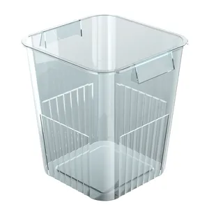 Hot Selling Mülls ammlung Haushalt Plain Mülleimer Küche Lagerung Mülleimer Kunststoff Abfall behälter