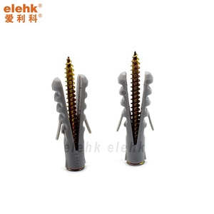 Tapón de pared de expansión de plástico Elehk, ancla de nailon, placas de yeso, tapones Rawl, pared de nailon, tornillo de plástico, ancla 5x25 6x30 8x40 - Product Image 5