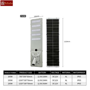 <span class=keywords><strong>Venta</strong></span> de fábrica Nuevo modelo 100W/150W/200W Luz de calle LED <span class=keywords><strong>solar</strong></span> Impermeable Instalación de iluminación pública al aire libre Lámpara de aluminio - Product Image 4