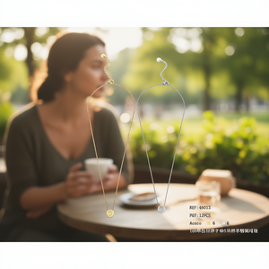 Collar con Colgante de Letra S de Acero Inoxidable Angelina, Cadena de Serpiente, Estilo Minimalista, para Uso Diario Informal de Mujer - Product Image 3