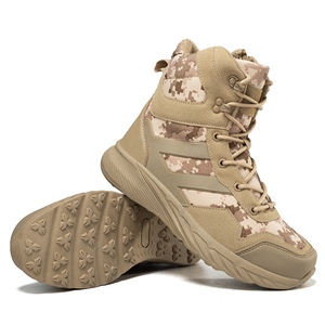 Botas de Desierto DF328 AS33 para Montar, Camuflaje Caqui y Negro - Product Image 3