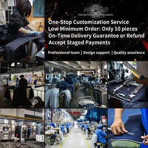 Jean en Denim <span class=keywords><strong>Large</strong></span> Rétro Street MC BUILD Homme Y2K Personnalisé avec Lettres Imprimées, Poches et Broderies Droites - Product Image 6