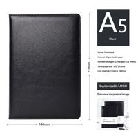 Carnet de notes de bureau en cuir PU personnalisé A5/B5, journal professionnel, agenda pour le travail et la planification personnelle