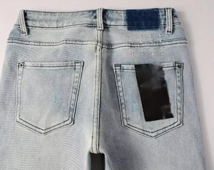 Jeans Casual <span class=keywords><strong>di</strong></span> Alta Qualità in Cotone per Uomo, Denim Lavato Stile Vintage, Produttore KSUB - Product Image 6