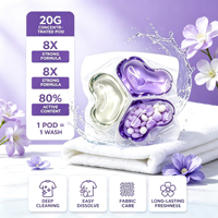 Capsules de lessive 3-en-1 JB 8-12G avec billes parfumées et détachantes – Vente directe usine en gros