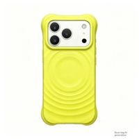 [Sans Logo] Coque de Téléphone Magnétique à Motif Animal pour 17 Pro Max/ 16 Pro, Étui Antichoc en Acrylique Trois-en-un