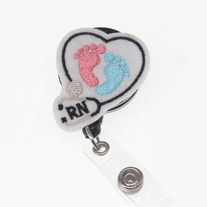 Feltro Cartoon Nurse Name Card <span class=keywords><strong>accessori</strong></span> per <span class=keywords><strong>infermiere</strong></span> popolare bobina porta Badge retrattile per operatore sanitario - Product Image 5