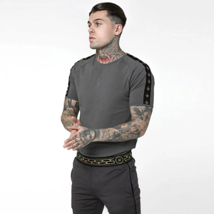 Camiseta Premium de Manga Corta, 200 g/m², 100% Algodón, Ecológica, Suave, Informal, para Verano, Ropa Urbana, Personalizable, OEM, Marca Privada, de Fábrica - Product Image 1