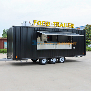 Remolque de Comida Rápida Móvil para Venta de Cócteles, Cerveza, Jugos, Smoothies, Kebab, Totalmente Equipado, Camión de Helados y Café - Product Image 1