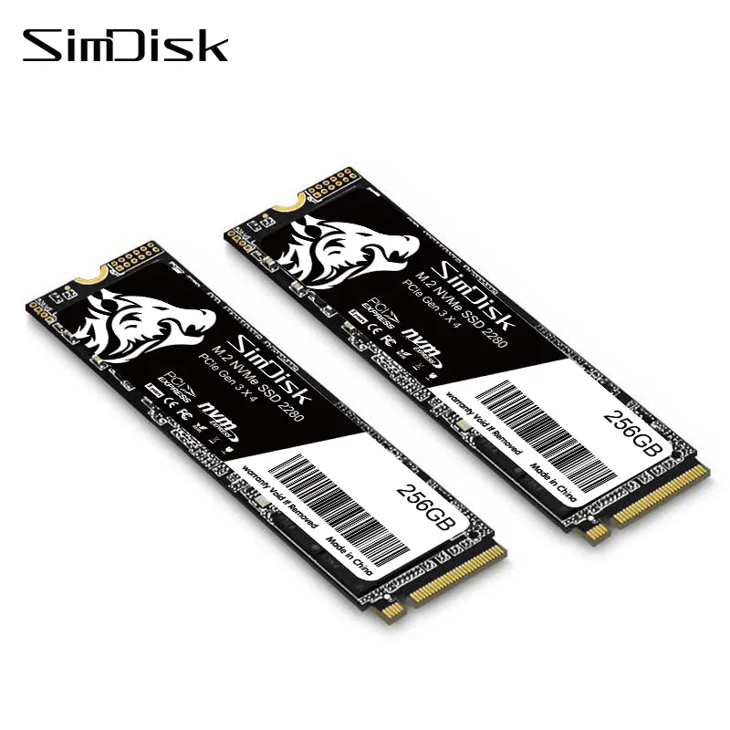 100% Original Simdisk Ssd 480g 512GB 1TB 256gb M.2 NVME Ssd Solid State Drive external hard drive For Laptop desktop
