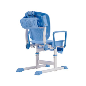 Learning Desk Chair HX-WXKZC01 <b>Adjustable</b> School Office Home Use Blue Grey Modern Design - Product Image 2