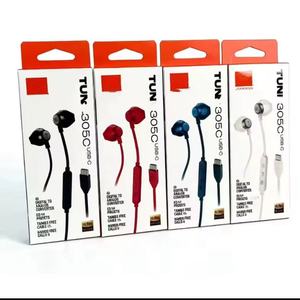 <span class=keywords><strong>Écouteurs</strong></span> intra-auriculaires T305C Type C avec protection de câble 0,3 m, contrôle par prise, confortables pour smartphones Type C Android iOS de <span class=keywords><strong>JBL</strong></span> - Product Image 1