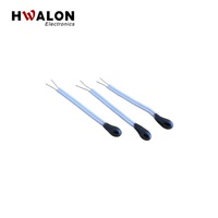 Sensor Termistor NTC Suhu Tinggi 10K 103 B3950 30mm Resin Epoksi untuk Pengontrol Suhu Mesin Pengering Pakaian