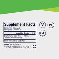 Best-seller OEM capsules gélules d'herbe d'orge vitalité pour adultes (hommes femmes) non destinées aux femmes enceintes Conception d'étiquettes personnalisées