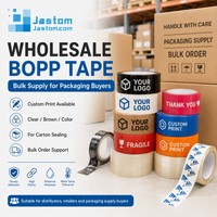 Cinta de Embalaje Jastom al por Mayor, Rollos de BOPP con Opciones de Impresión Personalizada para Distribuidores y Pedidos al por Mayor