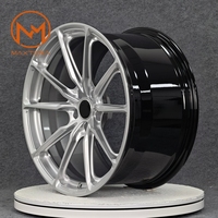 Jantes de voiture pour passagers Maxtera Forged Custom Hyper Silver P104SC Style pour Porsche 911 CorvetteC8 BMW M5 M8 Audi RS AMG en alliage