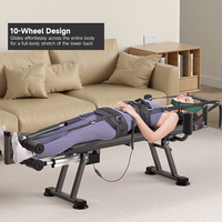 Table de traction motorisée chauffante et temporisée pour la colonne vertébrale, décompression pour clinique de physiothérapie, rééducation de la raideur lombaire