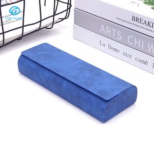 Hot bán biểu tượng tùy chỉnh Retro handmade da Eyewear trường hợp PU kính quang học hộp với khung sắt cho kính mát - Product Image 6