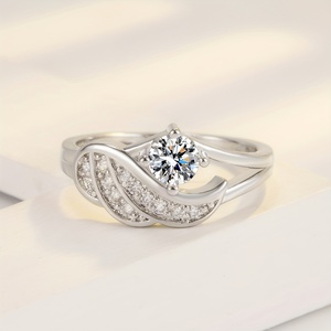 1 Pieza, Anillo de Moda con Alas de Ángel, Anillo para Pareja - Product Image 1