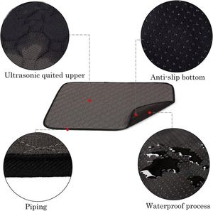 Tapis de Sol Lavable et Réutilisable pour Cage de Cochon d'Inde, Imperméable, Antidérapant, Absorbant pour Petits Animaux, Lapins, Hamsters, Rats – Protection Anti-urine - Product Image 5