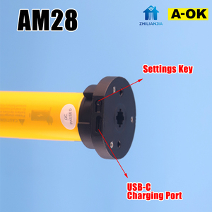 <span class=keywords><strong>Moteur</strong></span> tubulaire rechargeable <span class=keywords><strong>AOK</strong></span> AM28-ES-E 1,8 Nm pour stores et volets roulants motorisés à télécommande, batterie lithium 28 mm - Product Image 5