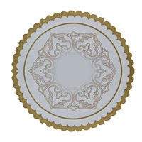 Sous-verres en carton blanc jetables de 9 pouces, lot de 100 pièces, sous-verres vierges pour boissons, bricolage, artisanat, arts, mariage - Tapis et supports