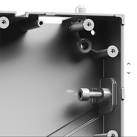 Armoire LED Intérieure Ultra Légère à Entretien Frontal Magnétique 640x480mm, Moulée sous Pression, Luminosité 600CD, Étanchéité IP65, Garantie 2 Ans