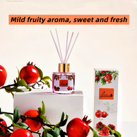 Diffuseur de Parfum d'Ambiance 50ML en Bouteille de Verre, Huile Essentielle Parfumée aux Fruits Tendance pour Kits de Diffuseurs à Bâtonnets