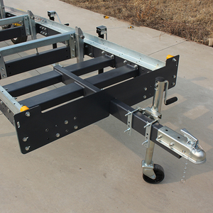 Factory Price <strong>Portable</strong> Horizontal Log <strong>Band</strong> Sawmill for Woodworking Machine Gasoline Engine Bandsaw Mill with Mobile Trailer - Product Image 6