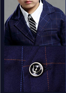 ชุดสูทเด็กผู้ชายแบบเป็นทางการ 3 ชิ้น พร้อมเสื้อกั๊กและกางเกง - Product Image 6
