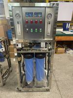 Pompa sistem Osmosis terbalik industri baja tahan karat, membran Osmosis terbalik untuk menyaring air bersih 220V 1kW 1 tahun