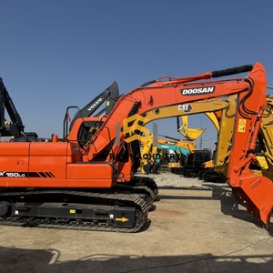 Excavadora de cadenas usada Doosan DX150LC coreana importada de 15 toneladas, de alta calidad, eficiente en consumos de combustible y potente, adecuada para ingeniería municipal. - Product Image 6