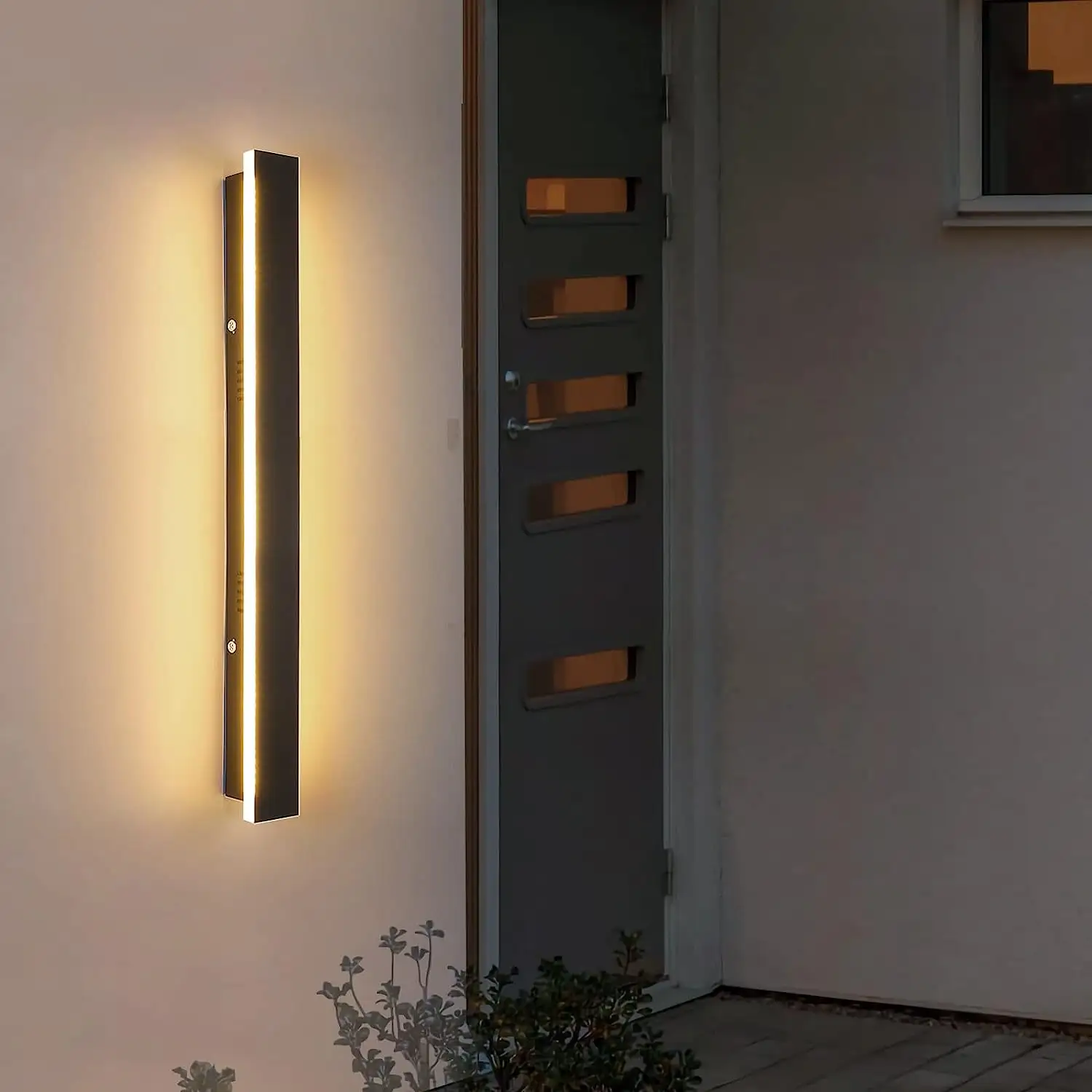 현대 야외 벽 조명 외부 벽 마운트 조명 비품 LED IP65 집 베란다 안뜰 방수