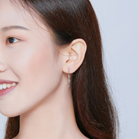 Boucles d'oreilles en argent sterling 925 avec grand cercle-Bijoux en gros plaqués or 14 carats personnalisés pour femmes, cadeau Boho Chic