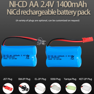 Paquete <span class=keywords><strong>de</strong></span> batería <span class=keywords><strong>de</strong></span> níquel <span class=keywords><strong>cadmio</strong></span> 2,4 V 1400mAh Paquete <span class=keywords><strong>de</strong></span> batería recargable Tamaño AA <span class=keywords><strong>para</strong></span> batería <span class=keywords><strong>de</strong></span> coche <span class=keywords><strong>de</strong></span> control remoto - Product Image 2