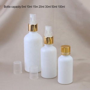 Thiết kế Mới 5ml 10ml 15ml 20ml 30ml 50ml 100ml sứ trắng thủy tinh mỹ phẩm Kem Jar tinh dầu chai nhỏ giọt (gsw01) - Product Image 2