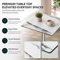 Table de jardin pliante compacte en stratifié HPL Hua Jiale – Meuble de jardin pliable en HPL pour café et petit jardin