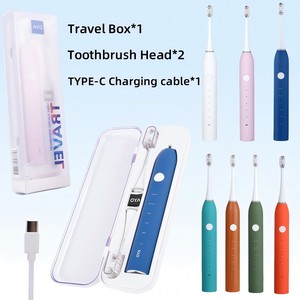 <span class=keywords><strong>Prix</strong></span> direct usine, technologie sonore avancée, design portable, étui de voyage, brosse à dents électrique intelligente pour un nettoyage optimal - Product Image 4
