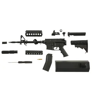 Vente en gros Ar 15 Tiktok éjection re plica pistolets métal 1:3 pistolet de chèvre jouet garçon cadeau bricolage modèle de pistolet