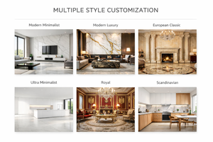 Dalles <span class=keywords><strong>de</strong></span> <span class=keywords><strong>granit</strong></span> gris naturel YDSTONE au design moderne personnalisé pour murs extérieurs <span class=keywords><strong>de</strong></span> villas - Product Image 5