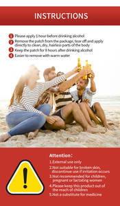 MQ Extrait de plantes en plâtre chinois respirant en continu Respectueux de la peau Confort doux Produit de soins de santé Patch anti-gueule de bois - Product Image 3